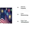 thumbnail image 5 of American USA Flag Independence Day Polyester House Flag Banner 28" x 40", Colorful Firework Happy Memorial Day July of 4th Double Sided Garden Flags for Anniversary Yard Outdoor Decoration, 5 of 5