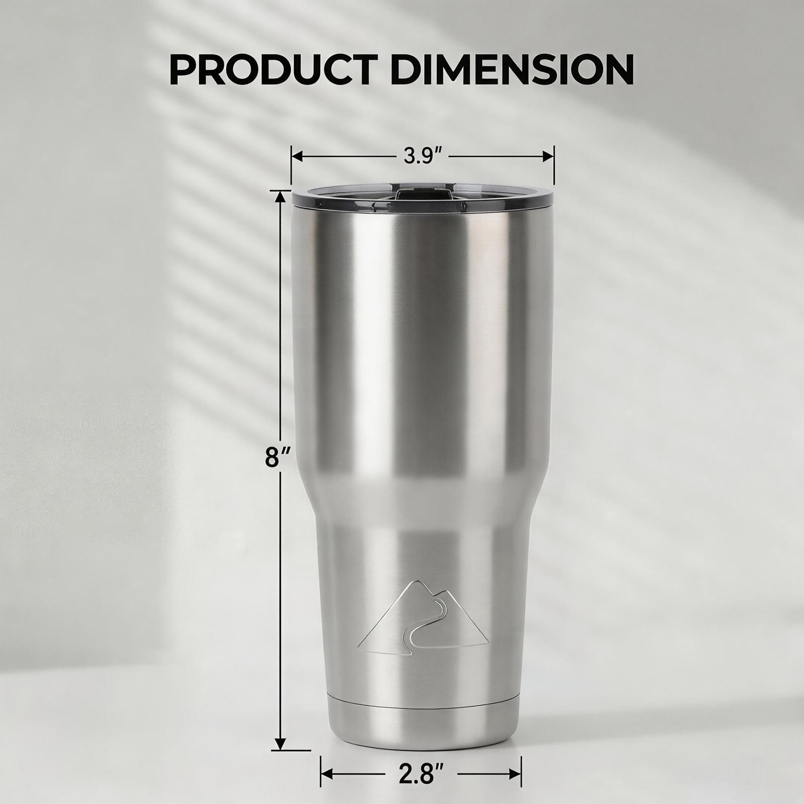 Ozark Trail 32 oz Stainless Steel Insulated Tumbler, Silver