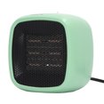 thumbnail image 4 of Portable Electric Desktop Heater PTC Ceramic Fast Heating Small Space Heater for Home Bedroom Office UK Plug 220V Green, 4 of 10