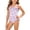 Light Purple, variant on REDARER Girls Daisy Print One-Piece Swimsuit, Ruffle Trim Bathing Suit with 3D Flower Accents,24-36 Months