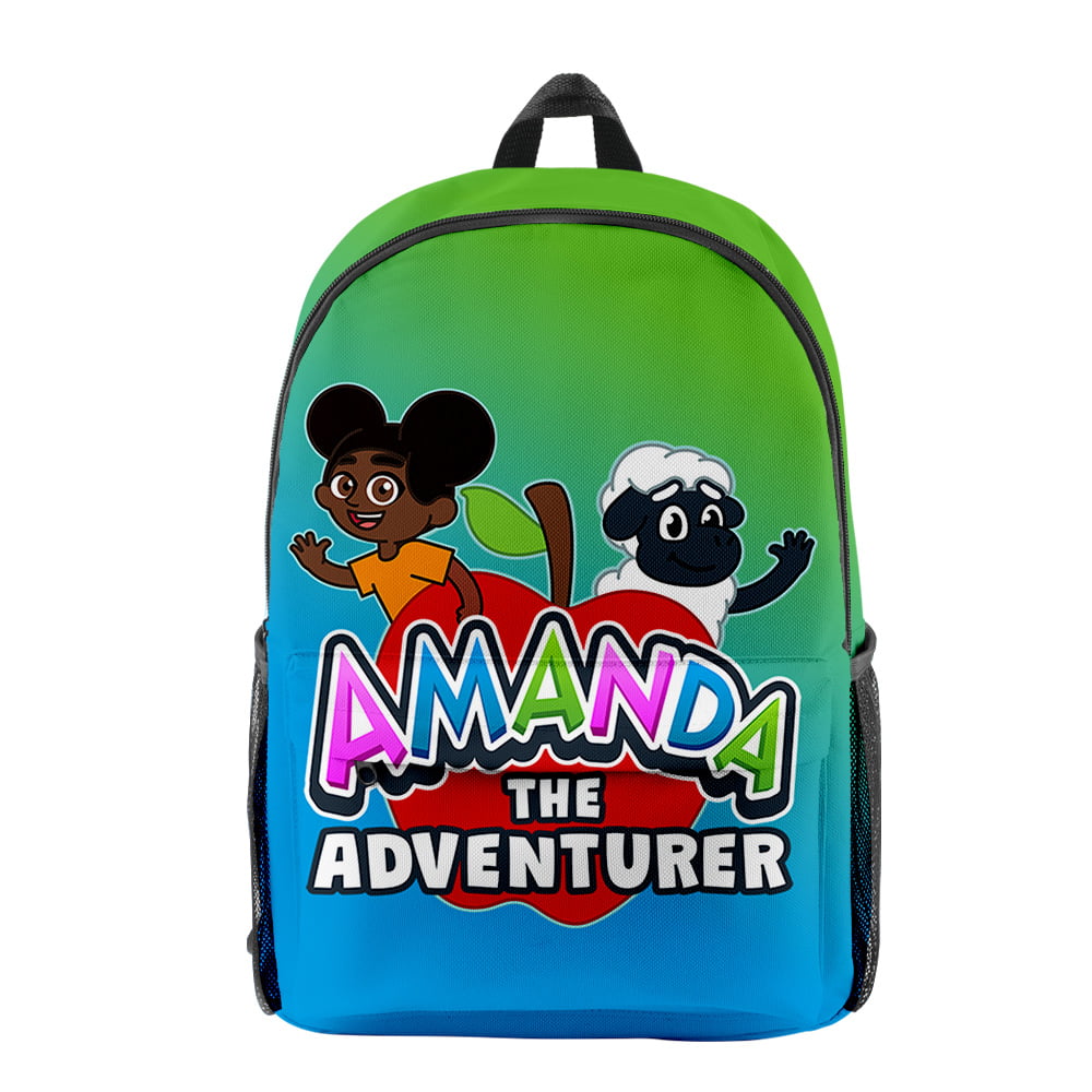 BINGTIESHA Amanda The Adventurer 3D Print kawaii Backpack School Bag 