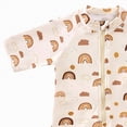 thumbnail image 5 of TOWED22 Toddler Baby Boy Swimsuit Shark/Turtle Short Sleeve One Piece Rash Guard Zip-up Bathing Suit Sunsuit Beachwear Orange,18-24 M, 5 of 5