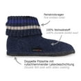 thumbnail image 3 of HAFLINGER Boiled Wool Slipper Boots | Paul, Denim, 3 of 8