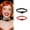 Black, variant on DESIGNICE 2Pcs Goth Accessories,Sparkling animal Rose Choker Necklaces for Woman,Plastic Leather Halloween Jewelry,For Women Halloween Daily Use,Mix3