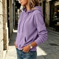 thumbnail image 6 of Warop Women's Oversized Hoodies Knitted Sweatshirt Long-Sleeve Drawstring Pullover with Pockets Fall Winter Clothes, 6 of 6