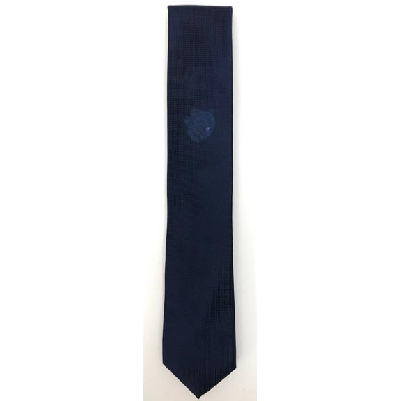 Tommy Hilfiger Mens Bear Tonal Panel Tie, Dark Navy - NEW