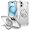 Clear, variant on Case for iPhone 16,Military Grade [Built-in Kickstand] Magnetic Rotate Ring Holder Heavy Duty PC Shockproof Protect Phone Case for iPhone 16,6.1 inch 2024 (Purple)