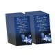 thumbnail image 3 of 50 tarjetas de condolencia con mensajes emotivos "Siempre en nuestros corazones" (Centro de mesa) azul, 3 of 9