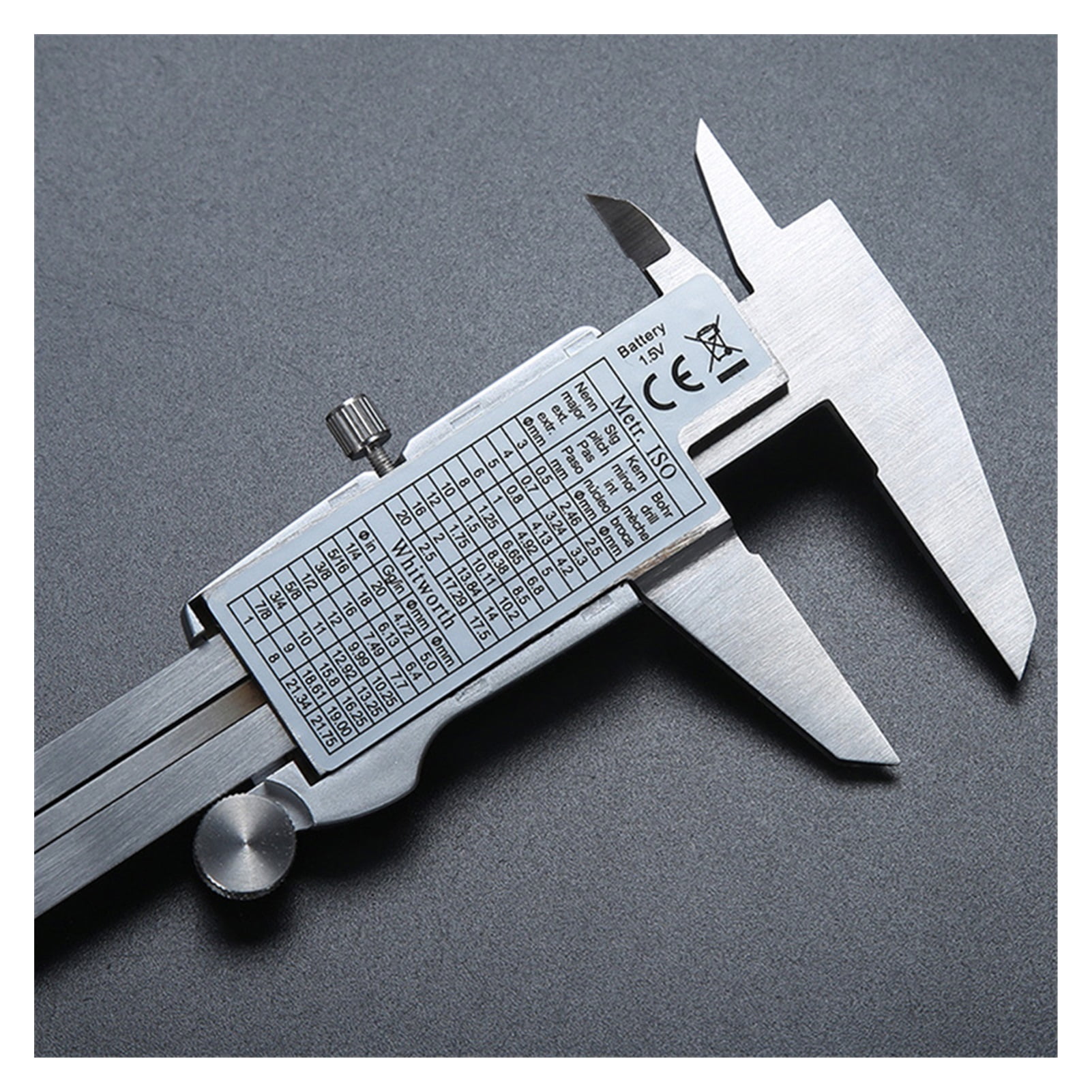 6-Inch 150mm digital calipers Stainless Steel Electronic Digital Vernier Caliper Metal Micrometer Measuring tool ,Easy to Operate