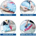 thumbnail image 4 of 6 Pack Premium Vacuum Storage Bags 100x80+70x50+60x40cm Double Zipper Reusable S, 4 of 5