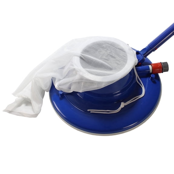 Aqua EZ 15" Leaf Eater Handheld Pool Vacuum with Swivel Wheels and Brushes for Cleaning Leafs and other Debris