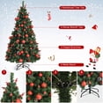 thumbnail image 3 of Patiojoy 5ft Pre-lit Christmas Tree Artificial Christmas Tree Includes 150 LED Lights & 522 Branch Tips, 3 of 9