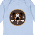 thumbnail image 4 of Inktastic English Bulldog Gift for Dog Lover Girls Long Sleeve Baby Bodysuit, 4 of 5