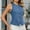 01 Blue, variant on Weiqiqre Vest Tops for Women Sleeveless Strechy Jean Vest Top Button Down Crewneck Casual Summer Western Waistcoat