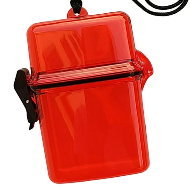 Caja Seca Transparente Para Buceo - Impermeable, Con Gancho De Cuerda, Para Teléfono O Cámara Pequeña