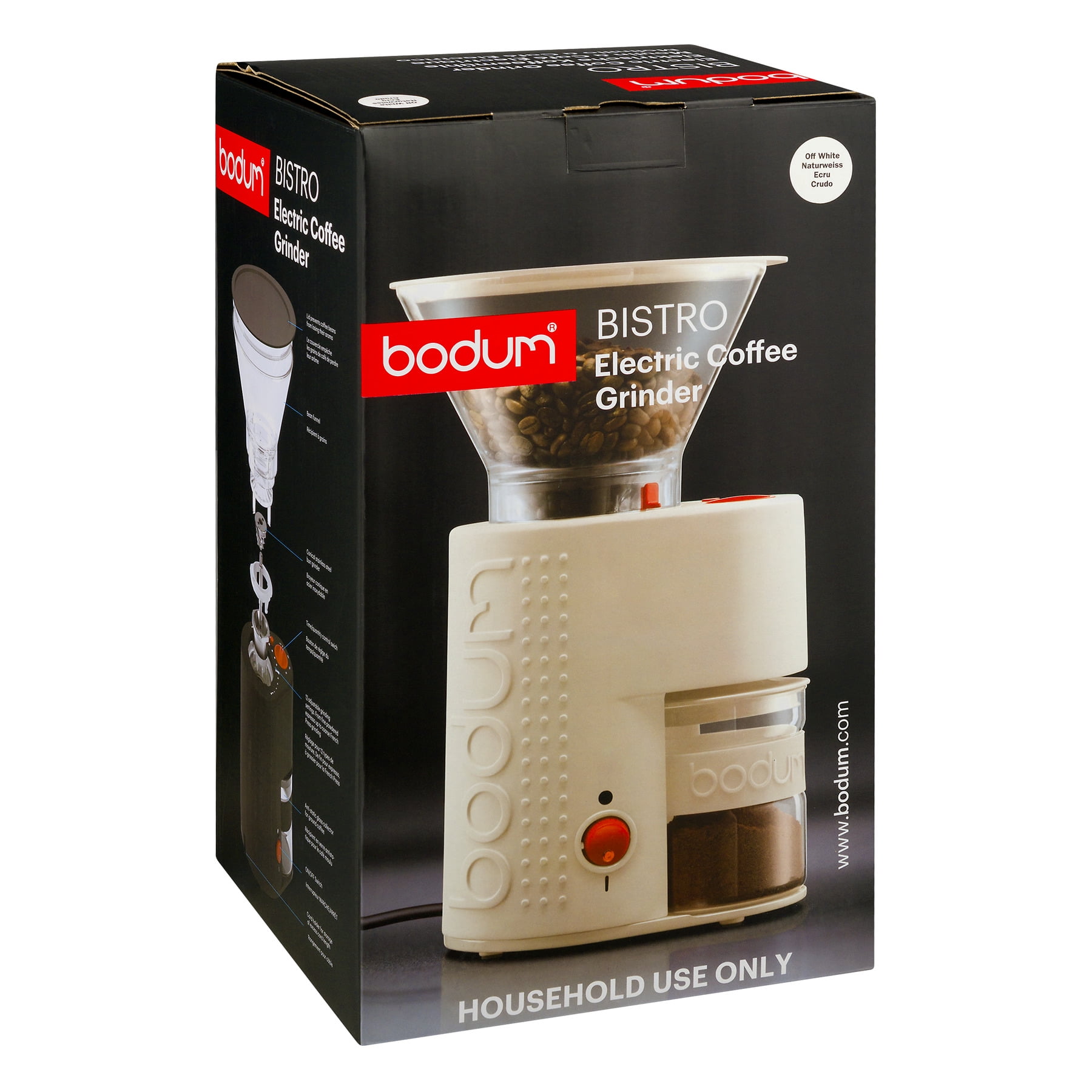 Bodum BISTRO Electric Burr Coffee Grinder, Programmable 12 