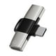 thumbnail image 1 of TQEHS Adaptador divisor de doble tipo C a conector auxiliar de audio para auriculares tipo C doble D4J1, 1 of 6
