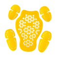 thumbnail image 2 of Insertos de de la chaqueta de motocicleta de 5 piezas Nivel 2 Padres de protección Agranaje de protección transpirable Juego para deportes al, 2 of 8