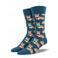 thumbnail image 1 of Chaussettes Graphiques Corgi pour Hommes, 1 of 2