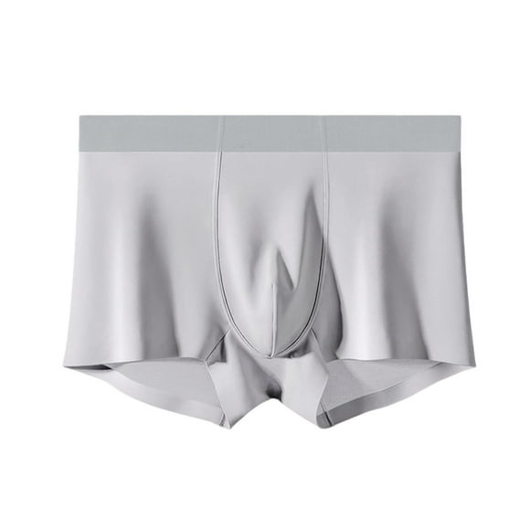 Wo-Fusoul Boxeurs Sans Coutures pour Hommes, sous-Vêtements Respirants et Confortables avec Taille Élastique pour le Quotidien et Toutes les Saisons, Tissu Doux et Léger pour la Maison et les Activités Extérieures