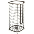 thumbnail image 4 of mDesign Metal Free Standing Toilet Paper Stand, Holds 3 Rolls - Bronze, 4 of 4