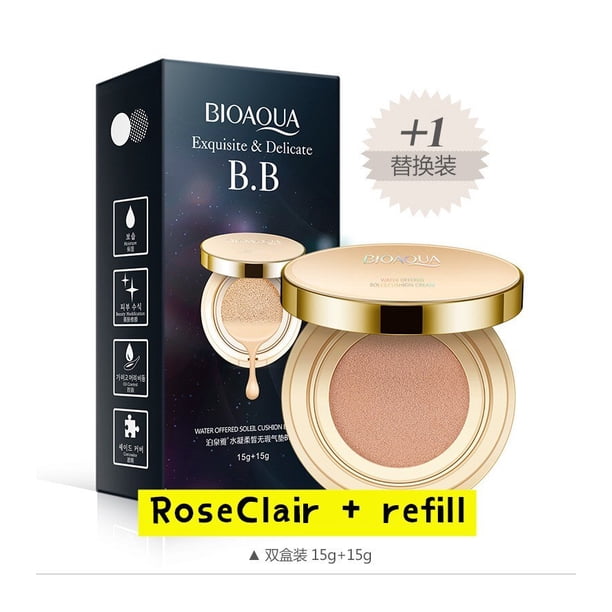 BIOAQUA-crema BB con cojín de aire, ilumina, corrector, hidratante, Base, blanqueamiento Facial, maquillaje, Base Facial, cubierta perfecta, cosméticos Fivean unisex