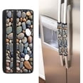 thumbnail image 1 of NETILGEN 3D Beach Stones Print Fridge Door Handle Covers Set of 2, Keep Fingertips Dust Food Stains Protector Microwave Oven, Suitable for Home Kitchen Decoration Gift, 1 of 6
