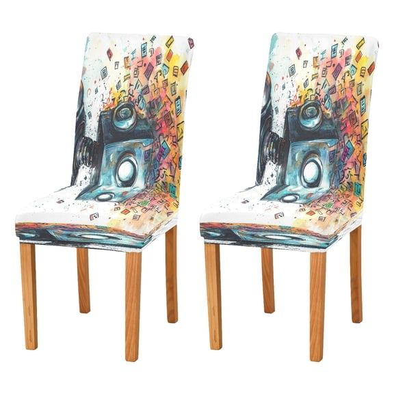 BZSMCE Chairs Slipcovers Dining Chair Covers Robbot Creative Pattern