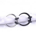 thumbnail image 4 of Unisex C Shape Septum Buffalo Taper Expander Piercing Nose Ring Stud Jewelry, 4 of 8