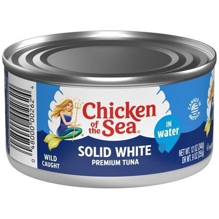 Chicken of the Sea Solid White Premium Albacore Tuna in Water 12 oz