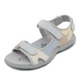thumbnail image 4 of Sandalias de plataforma para mujer cómodas sandalias planas de retales para caminar y viajar, 4 of 9
