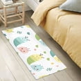 thumbnail image 3 of Bath Mat Soft Plush Non-Slip Absorbent Bathroom Rugs 39"x20" Cartoon Bug and Heart, 3 of 8