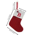 thumbnail image 3 of Xuniizn Personalized Christmas Stockings with Initials - Custom Embroidered Stocking Set, Luxury Velvet Xmas Stockings for Family, Holiday Christmas Decorations, Red, New Model B, 3 of 3