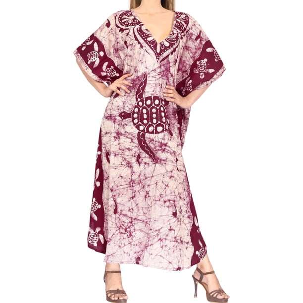 plus size beach caftan