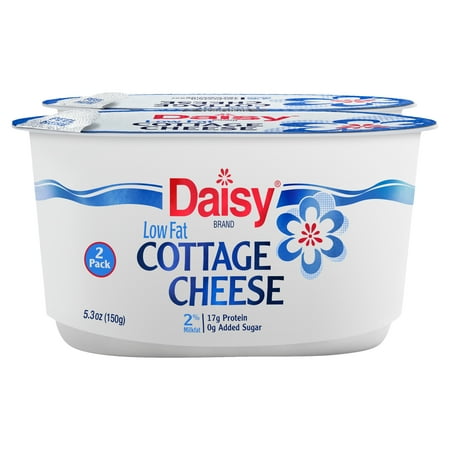 Daisy Low Fat Cottage Cheese, 2 count, 5.3 oz