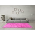 thumbnail image 3 of Ahgly Company Indoor Square Persian Pink Traditional Area Rugs, 8' Square, 3 of 4