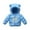 Sky Blue, variant on Hpgjzj Winter Coats Puffer Padded Jacket for Toddler Boys Girls Kids Light Outwear Cute Bear Ears with Hoods Clothing