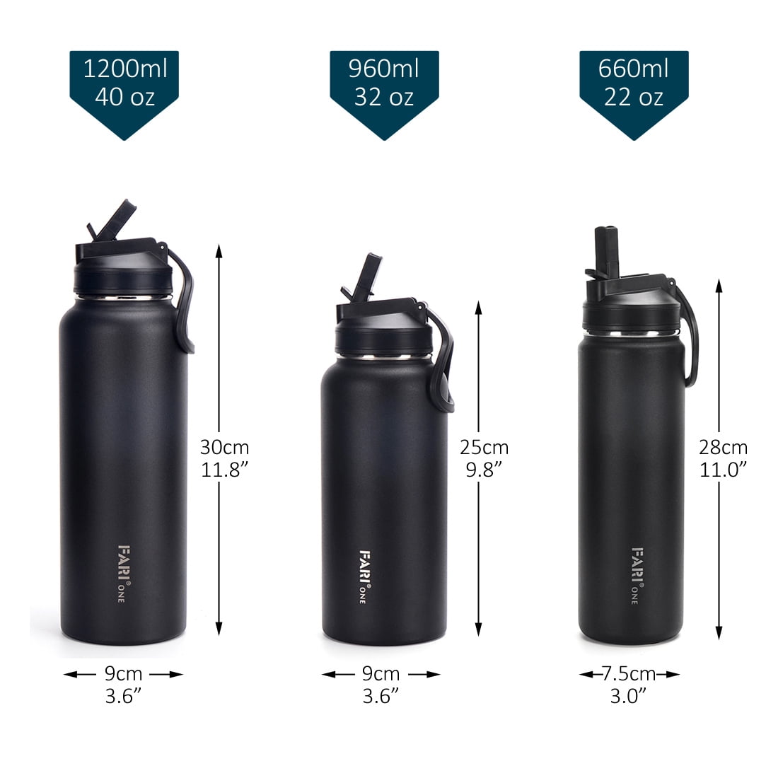 250ml thermos flask Thermos 18 oz. Icon Kid's Insulated Stainless Steel Spout Water Bottle main image 1