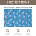 thumbnail image 3 of Placemat, Pioneer Flower Floral Print Pattern Place Mats Table Mat Set Of 2, PVC Washable Placemats for Party Kitchen Dining Decoration, 18x12 Inch, Fade Resistant, 3 of 6