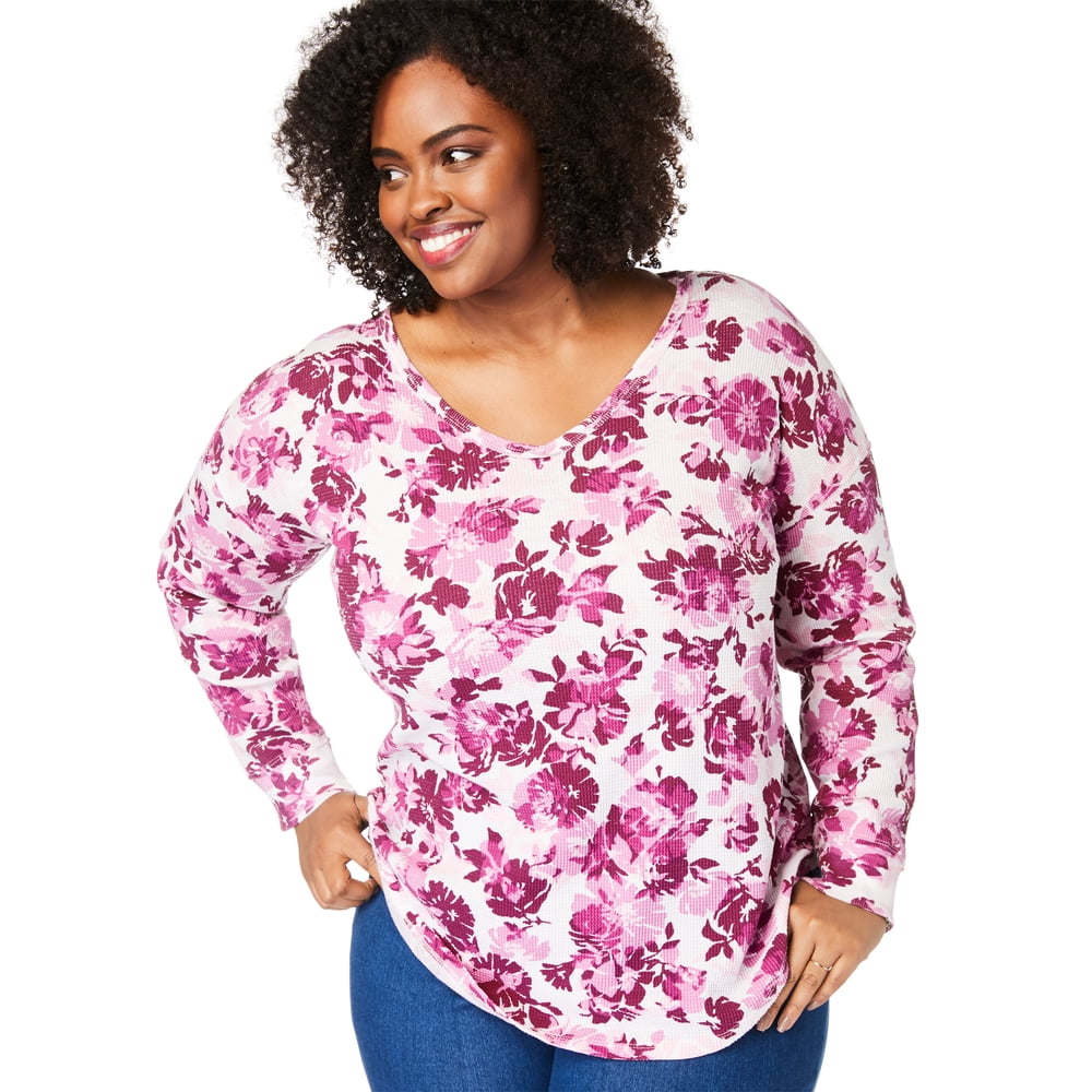 women's plus size thermal shirts
