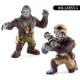 thumbnail image 1 of Gprince Realistic Mini Battle Orangutan Action Figures King Kong Wild Forest Animals Model For Collection Kids Gifts, 1 of 8