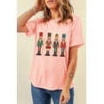 thumbnail image 6 of Fun and Charming Christmas T-Shirt - Pink Nutcracker Graphic | [ZhiHiMeRi] | (US 16-18)XL, 6 of 9