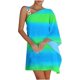 thumbnail image 3 of ADHOWBEW 2023 Vestidos de cóctel de talla grande para mujer con un hombro y abertura, vestidos de fiesta sexys a la moda para invitados de boda, 3 of 5