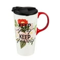 thumbnail image 2 of Cypress Ceramic Travel Cup, 17 OZ. ,w/box, Keep Going Keep Growing, 2 of 3