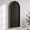 Black Gold Arched Floral, variant on Embossed White Gold Palm Tree Wall Art - Large 3D Metal Framed Wall Decor 20x43 Coastal Boho Botanical Wall Art for Living Room Bathroom Bedroom Tall Narrow Tropical Farmhouse Decor