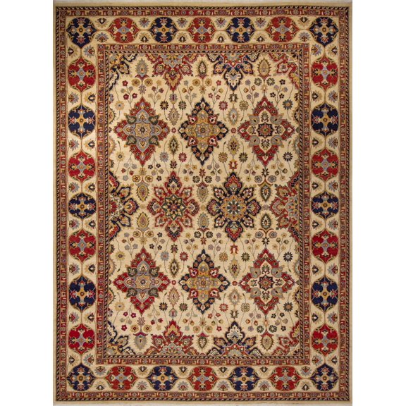 Aria Cam Ivory/Blue Rug, 10'1" x 13'5"