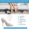 thumbnail image 4 of QualitChoice 5 Pcs Coussinet d'Avant-pied Portable Réutilisable Lavable Flexible Marche Course Talons Hauts Semelle de Chaussure de Rechange 8.5x7cm, 4 of 6