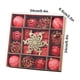 thumbnail image 3 of Juego de adornos de adornos de árbol de Navidad 22 Pack | Bolas y formas de caramelo surtidas de plástico irrompible | Decoración navideña para chimenea, repisa, ventana, patio | Decoraciones, 3 of 6