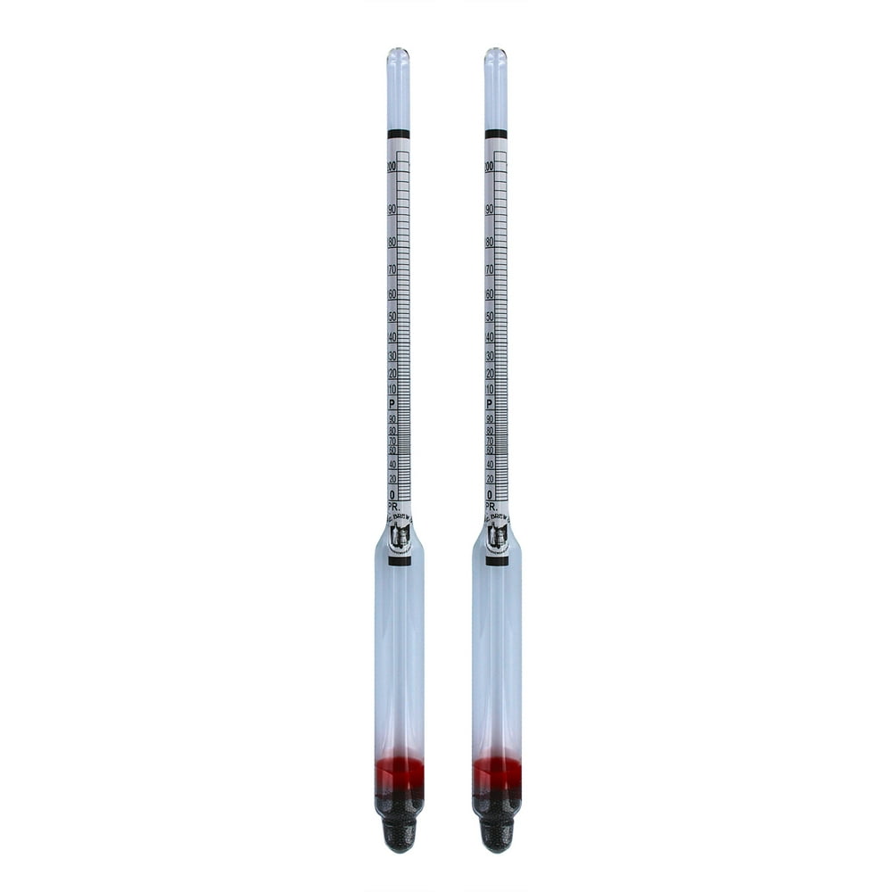 cnsdistributing 6809 Proof and Tralle or Alcohol Hydrometer Alcoholmeter Spiritometer for