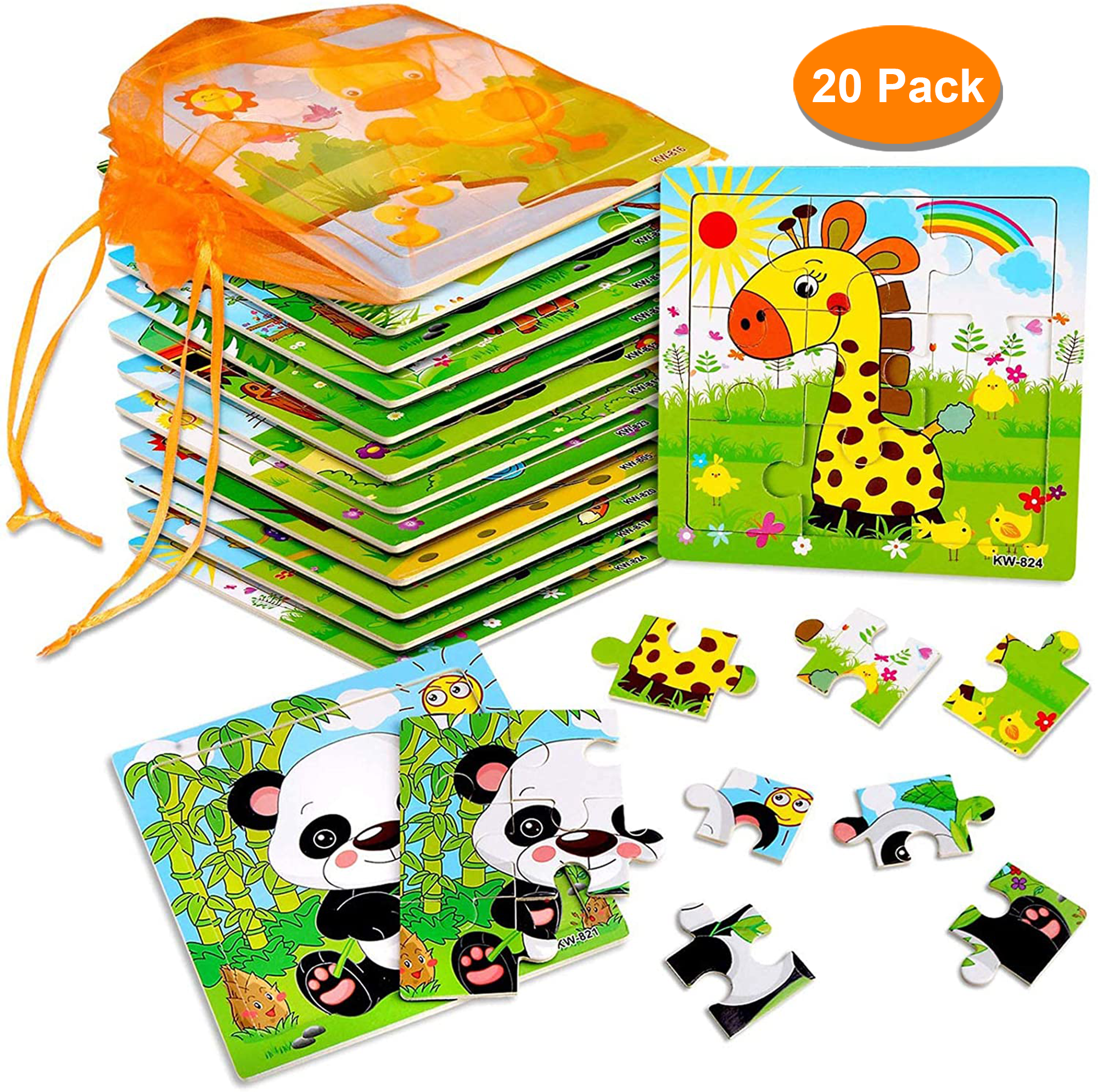 Details about   CTG BRAND YOUNG CHILD'S WOODEN PUZZLES 6-7 PCS PUZZLES 5" X 10" SIZE 11327 F/S 